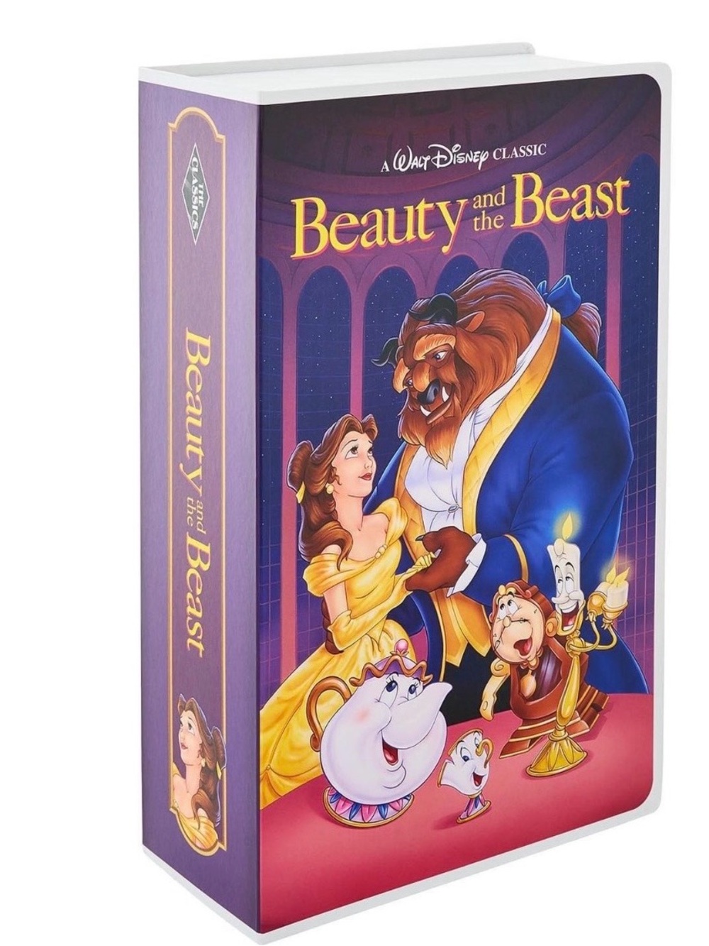 Disney Classic Beauty and the Beast VHS Boxed Silk Touch Throw